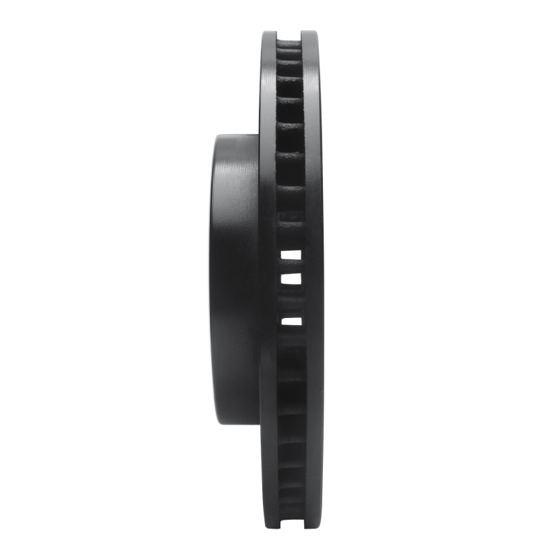 Chevrolet S10 Brake Rotor (1) - Front Right - R1 Concepts - Drilled & Slotted - Black - `97-`05